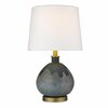 Homeroots 22.25 x 13 x 13 in. Trend Home 1-Light Brass Table Lamp 399165